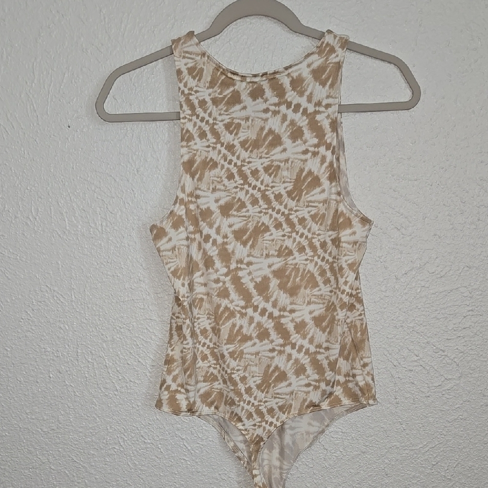 Kids Tan Tie-Dye One Piece